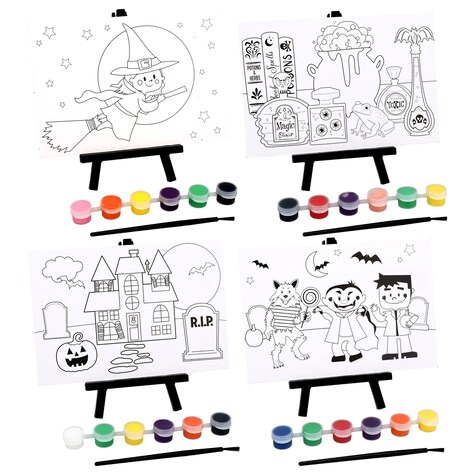 View Crafter's Square Halloween Paint Sets,