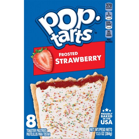 View PopTarts Frosted Strawberry Toaster Pastries