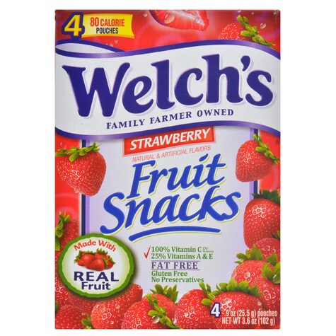 Bulk Welch's Strawberry Fruit Snacks, 4ct. Boxes Dollar Tree