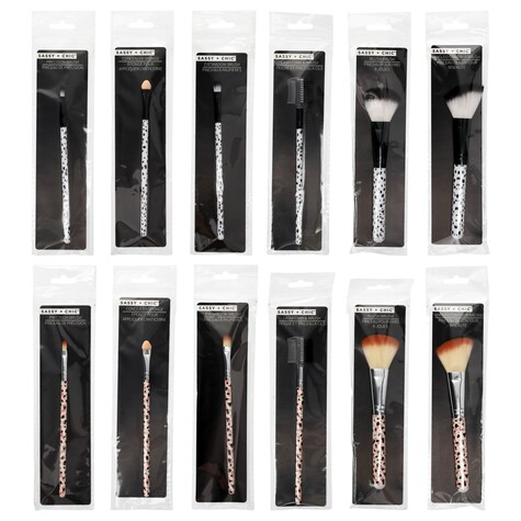 View Sassy+Chic Animal Printed Cosmetic Brushes,