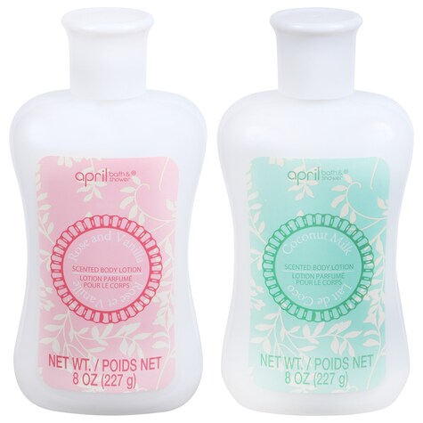 Bulk April Bath & Shower Scented Body Lotion, 8 oz. Bottles Dollar Tree