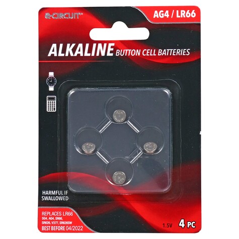 View ECircuit AG4/LR66 Alkaline Button Cell