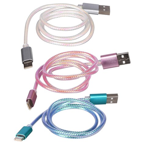 Bulk ECircuit Type C USB Cables, 29.25 in. Dollar Tree