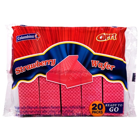 View Colombina Strawberry Sugar Wafers, 20ct.