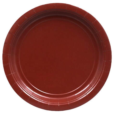 Bulk Brown Paper Party Plates, 9 in. Dollar Tree