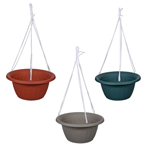 Bulk Standard Hanging Colored Planters, 11 in. Dollar Tree