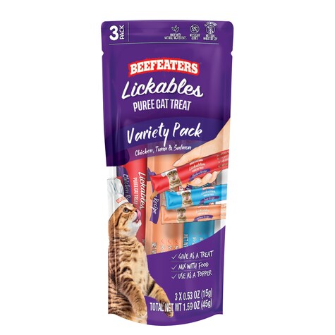 View Beefeaters Variety Lickables Pureé Cat