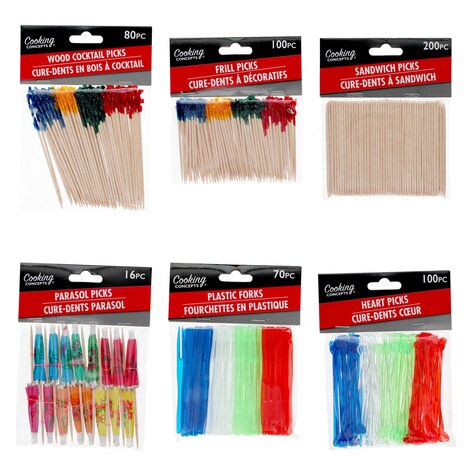 View Cooking Concepts Decorative Toothpicks and