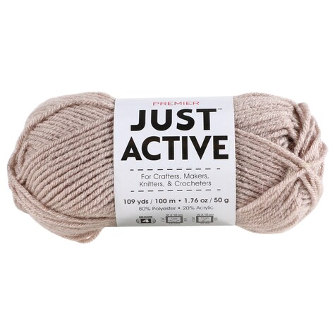 View Premier Just Active Taupe Yarn,