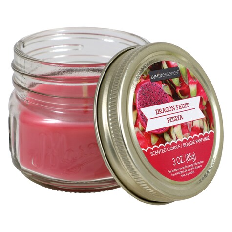 View Luminessence Dragonfruit Wax Jar Candles