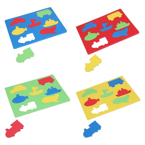 View Colorful Foam Puzzles with Shapes,