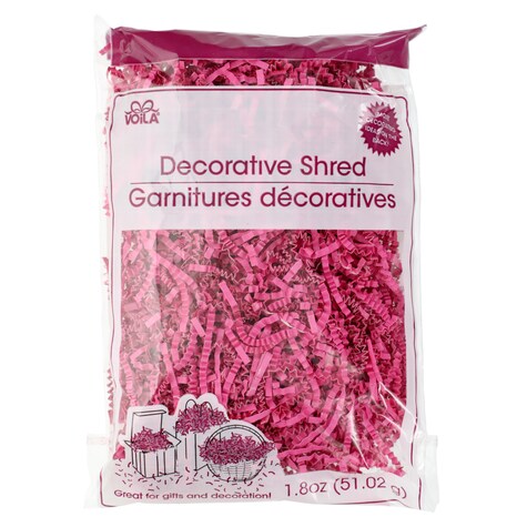 View Voila Crinkle Cut Fuchsia Decorative