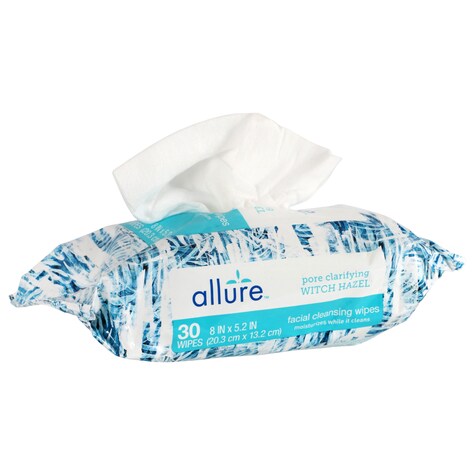 Bulk Allure Pore Clarifying Witch Hazel Facial Wipes, 30-ct. Packs