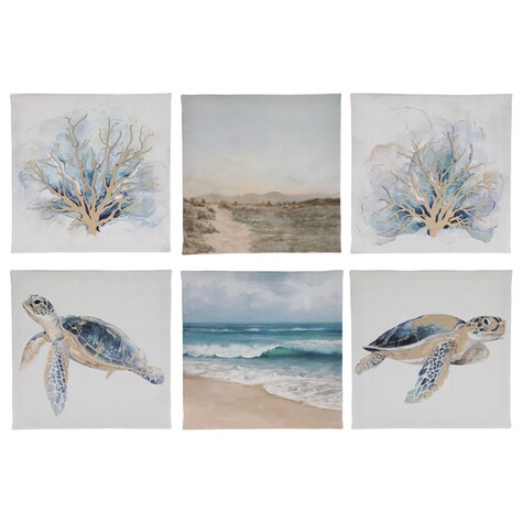 View Assorted Rustic Chic Canvas Wall