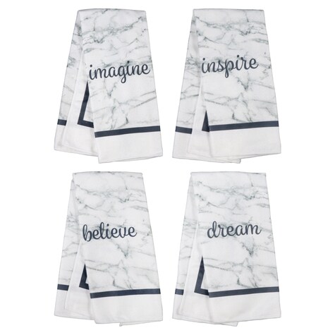 Bulk Home Collection Buffalo Check Sentiment Kitchen Towels 15x25