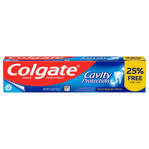 Colgate Cavity Protection Toothpaste 5 Oz Tubes