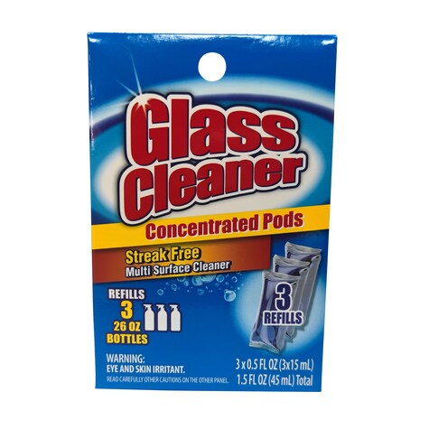 View Concentrated Glass Cleaner Pods, 3ct.