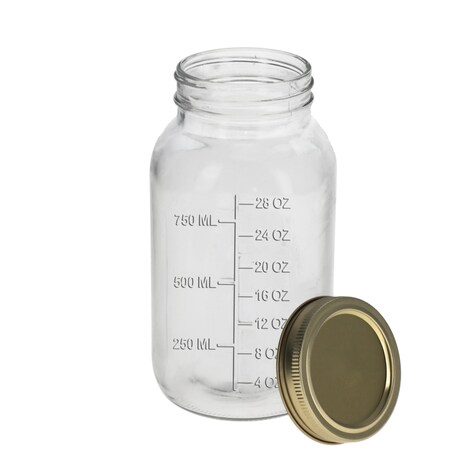 View Clear Glass Canning Jars with