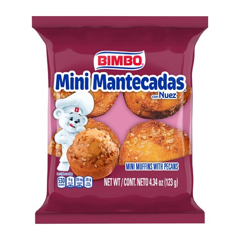 View Bimbo Mini Mantecadas con Nuez