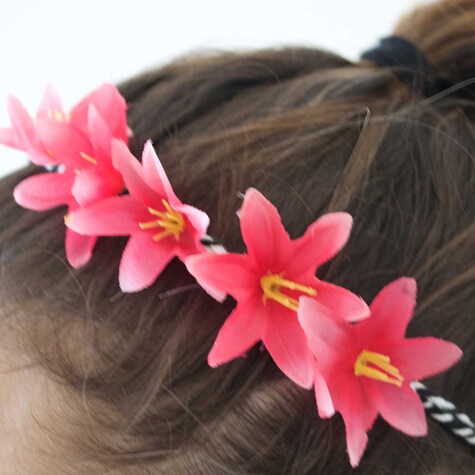 DIY Faux Flower Crown Dollar Tree