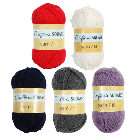 View Crafter's Square AcrylicPolyester Yarn, 132
