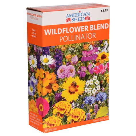 View American Seed Wildflower Blend Pollinator,