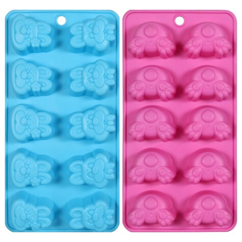 Bulk Easter Rubber Ice Cube Trays, 8.75x4.5x0.875 in. Dollar Tree