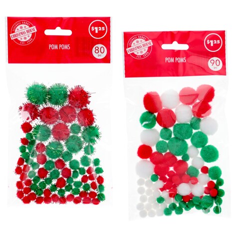 View Crafter's Square Christmas PomPoms