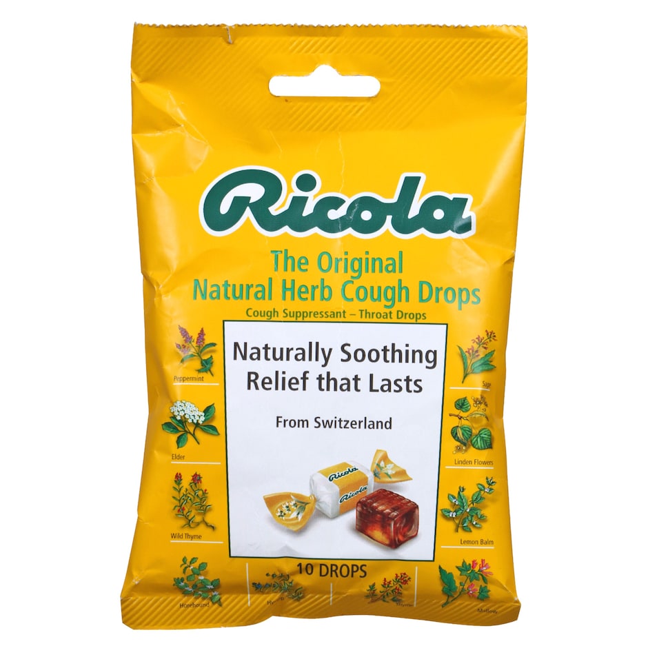 Bulk Ricola Original Natural Herb Cough Drops, 10ct. Packs Dollar Tree