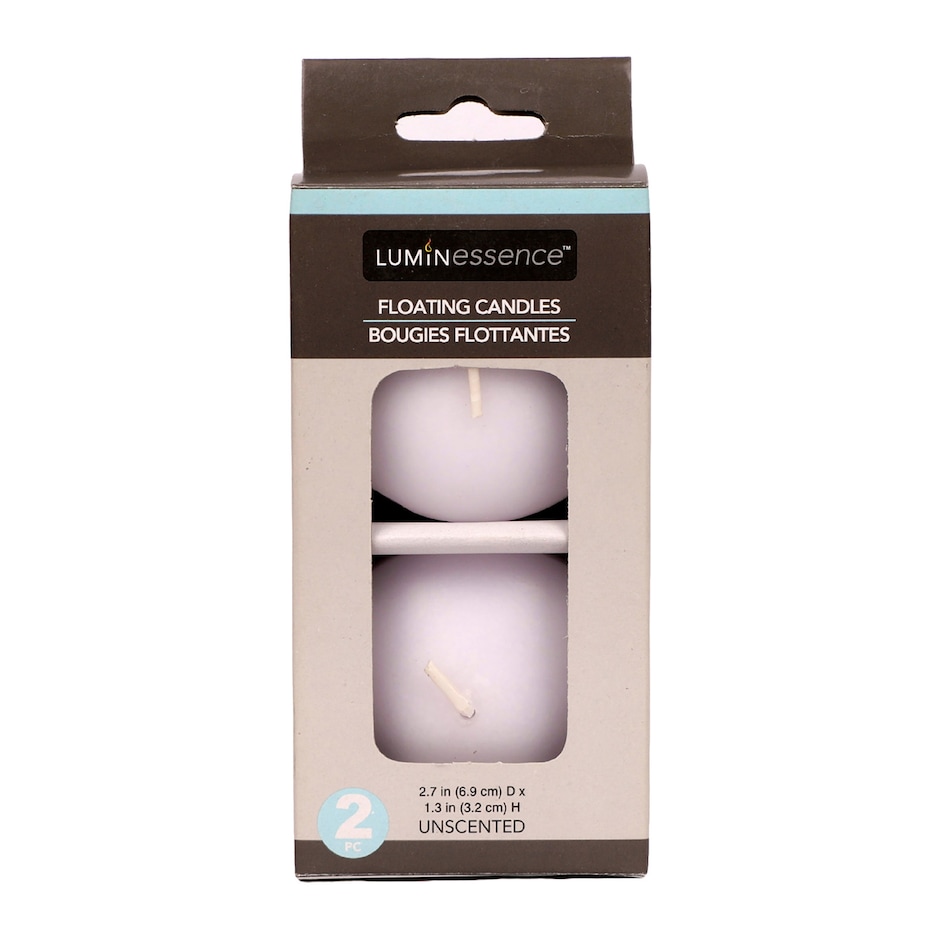 Bulk Luminessence Unscented Floating Candles, 2ct. Packs Dollar Tree