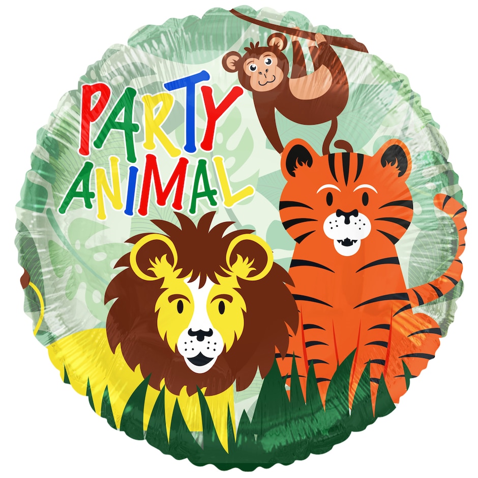 Party Animal Jungle Balloon, 1 ct.