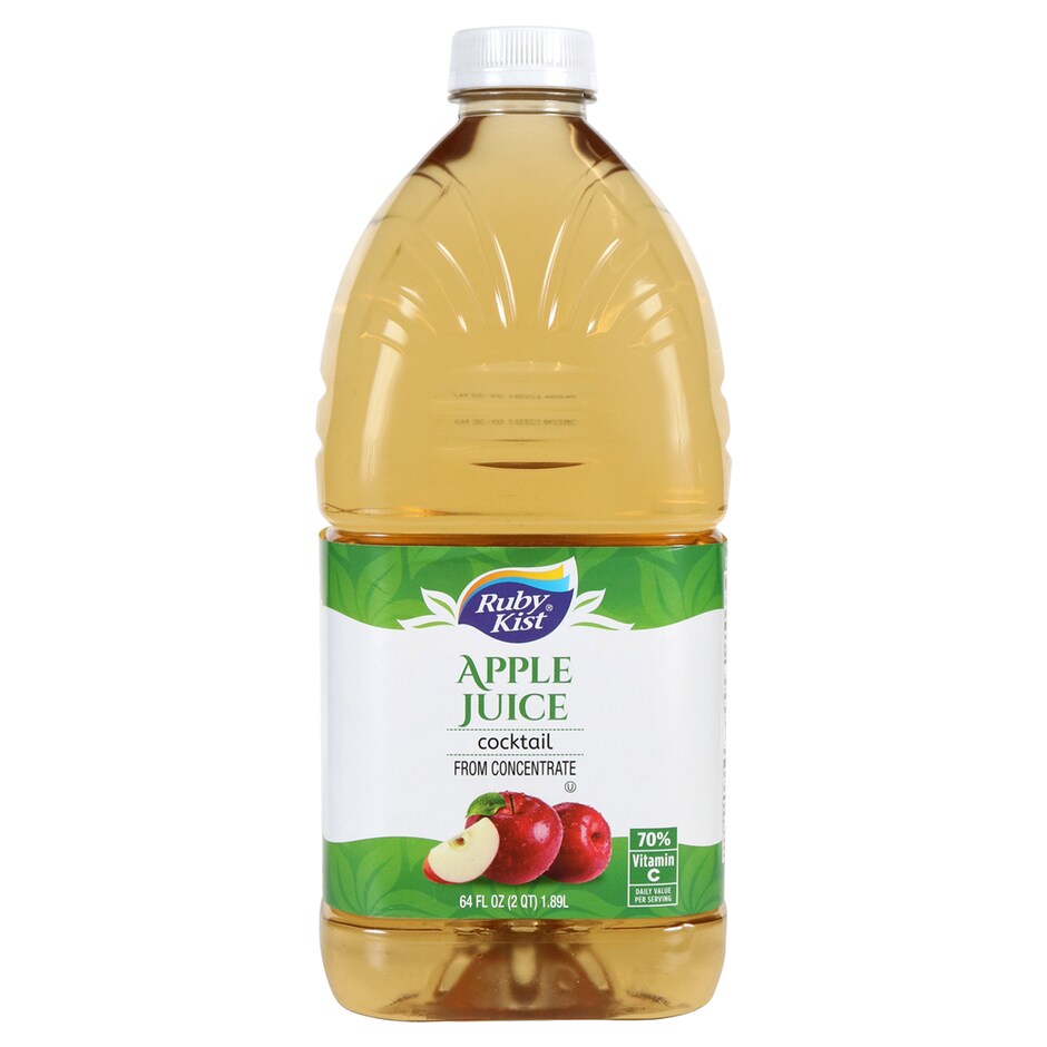 Bulk Ruby Kist Apple Juice Cocktails, 64 oz. Bottles Dollar Tree