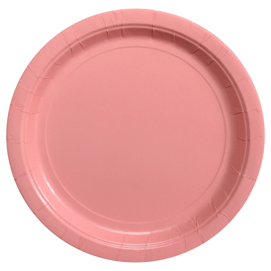 Bulk Pink 9in. Paper Party Plates, 20ct. Packs Dollar Tree