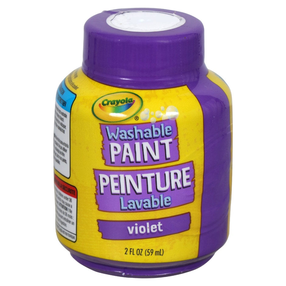 Crayola Washable Violet Paint for Kids, 2 fl. oz. Bottles Dollar Tree