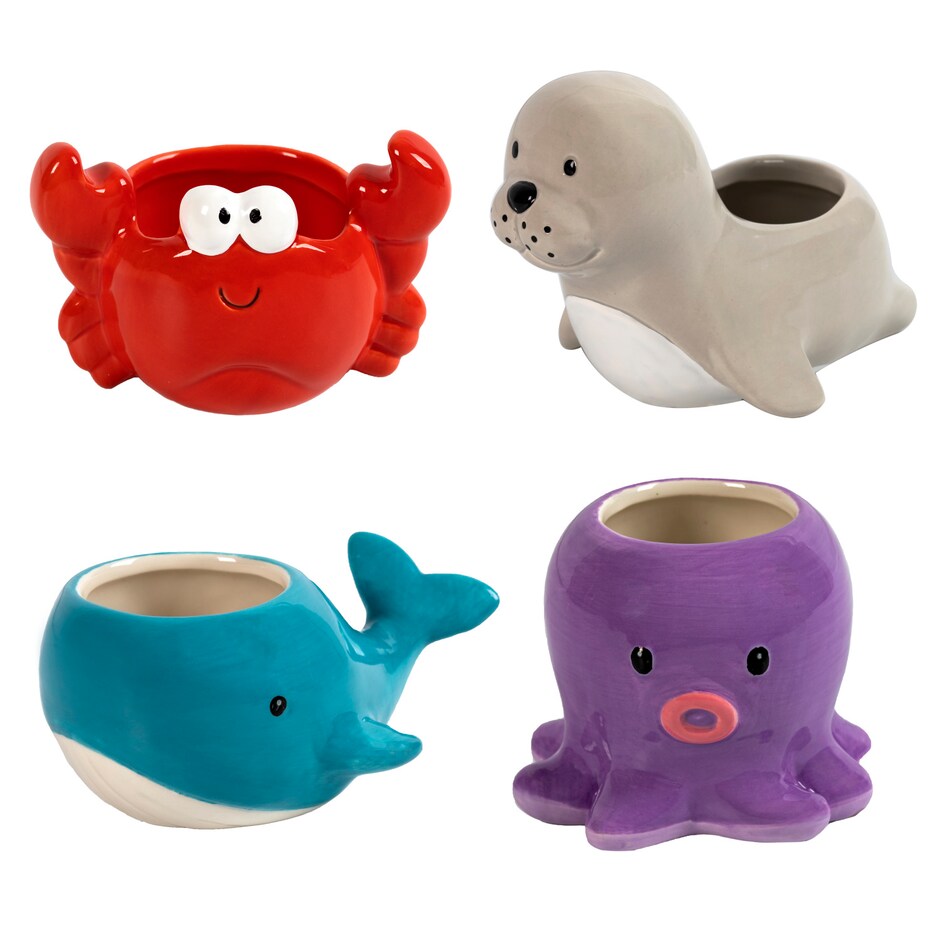 Dollar Tree Animal Planters