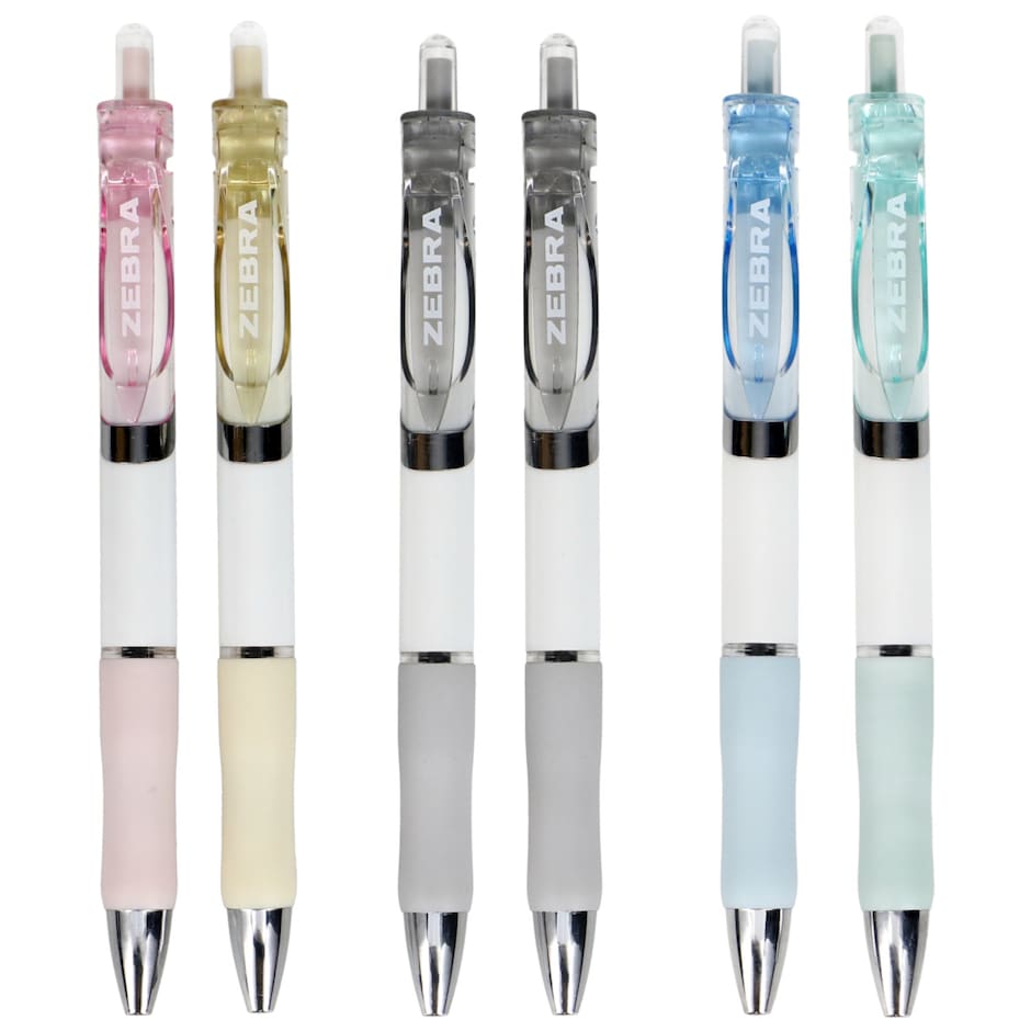 Lapiceros Gel Zebra Retractil Punta Mediana, Colores Surtidos, Pack de 2 3