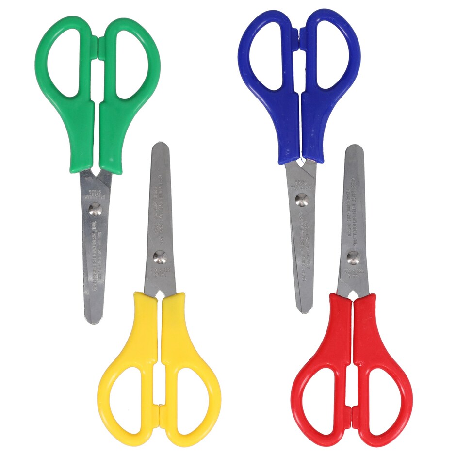 Bulk Jot Children’s Blunt and Pointed End Scissors, 7.75 in. Dollar Tree