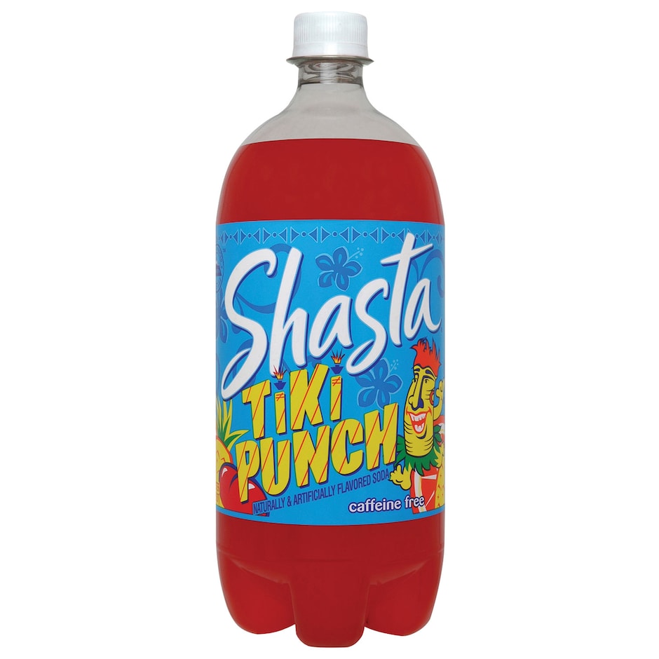 Bulk Shasta Tiki Punch, 2.5Liter Bottles Dollar Tree