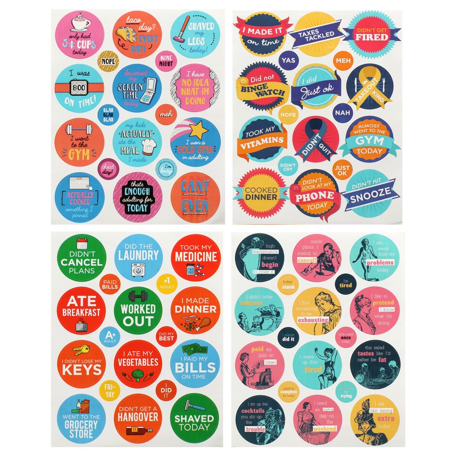 Stickers Jevis pa Adultos Paquetes de 18 Unidades 2