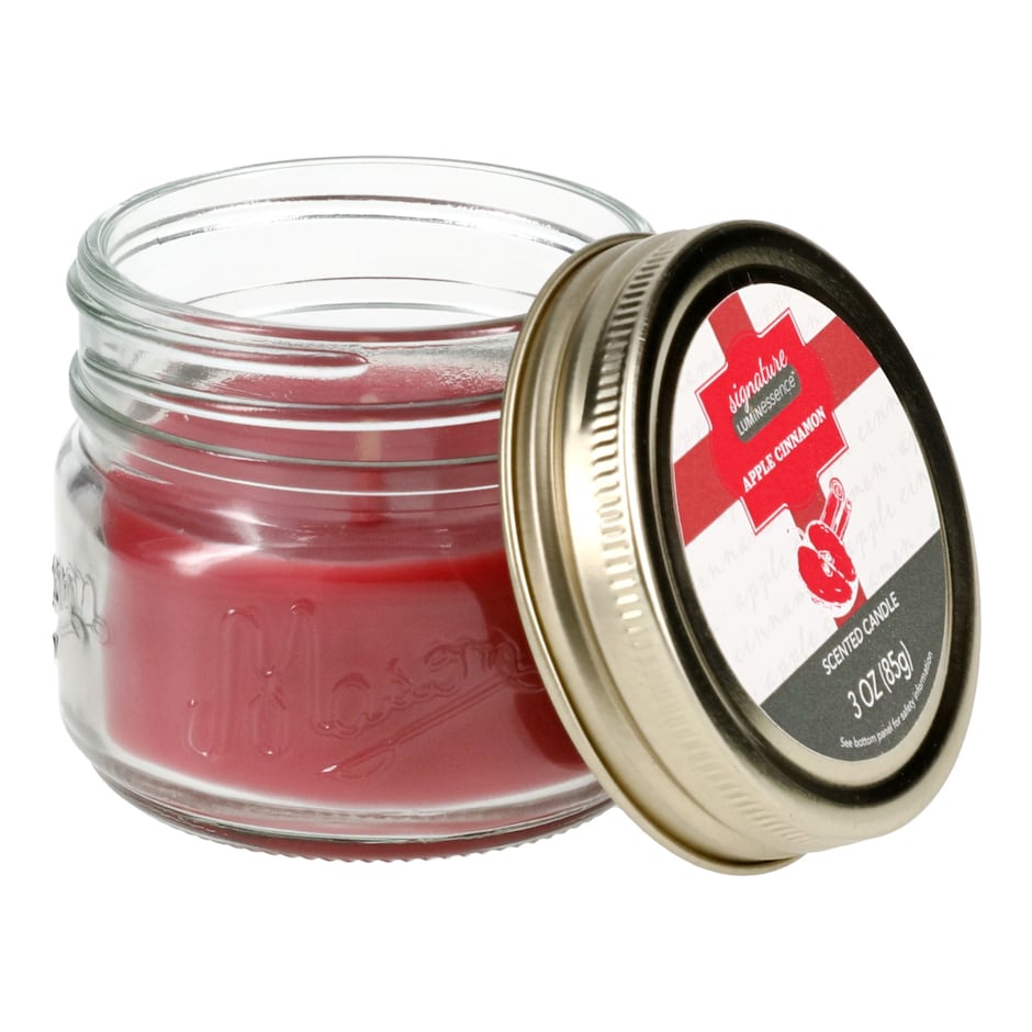 Vela Manzana Canela en Jarra, 3 oz. Aroma que te envuelve y relaja. 2