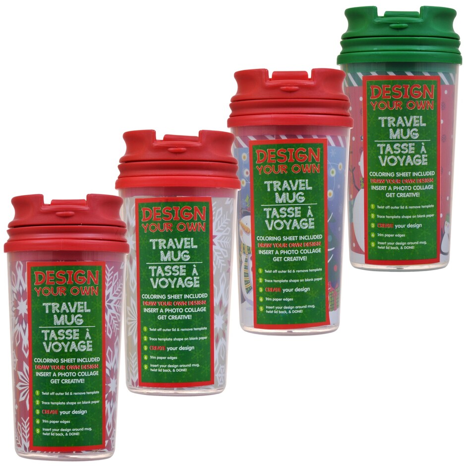Tazas de Viaje Navidenas Personalizables, 11 oz. 2