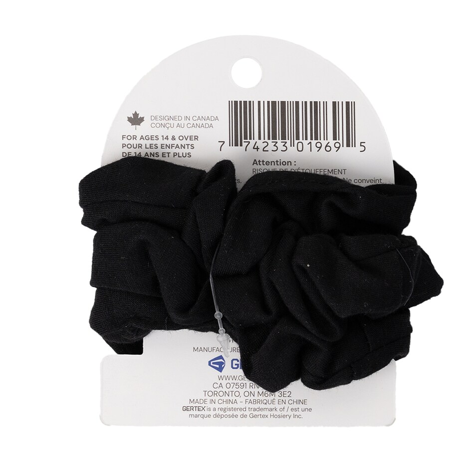 Moñas Negras Suaves 3-Pack para Pelo Firme y Con Estilo 2