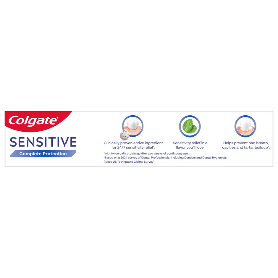 Colgate Sensitive Proteccion Completa Pasta Dientes Sensibles Viaje 3