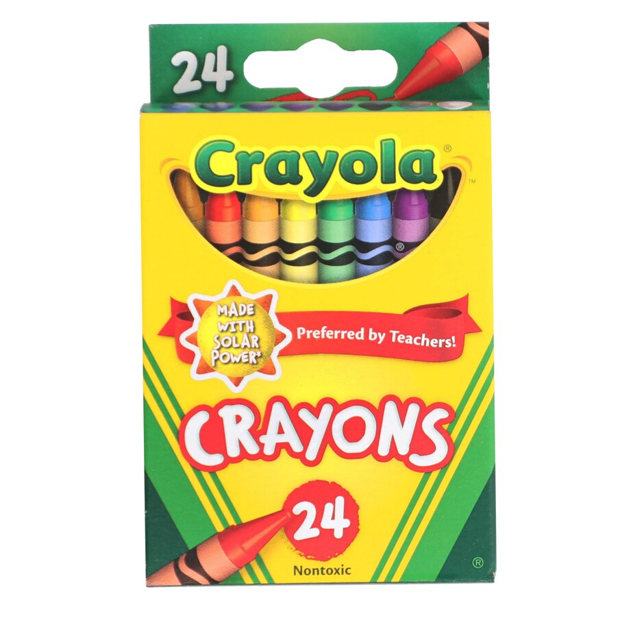 Crayola Crayones 24 Unidades Paquete Clasico para la Escuela y el Hogar 2