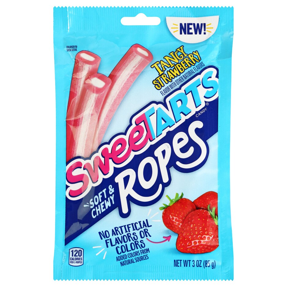 Bulk Sweetarts Tangy Strawberry Flavored Rope Candy, 3 oz. Dollar Tree