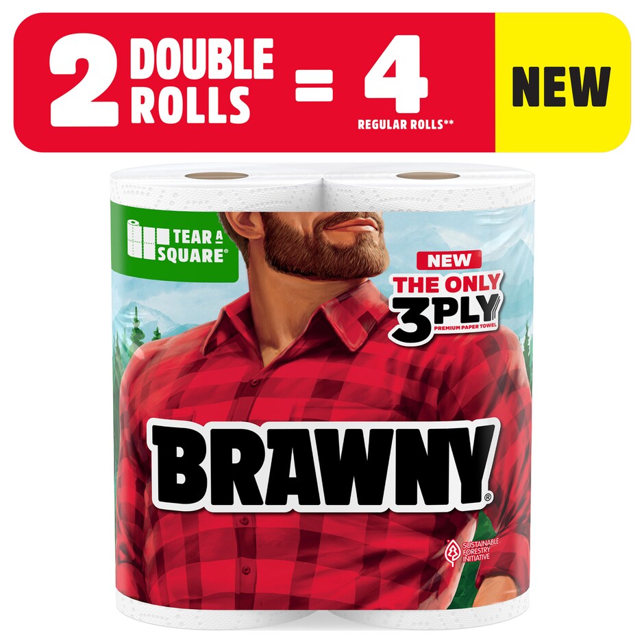 Brawny Papel Toalla Premium 3 Capas, Corta a tu Medida, Caja 12 Unidades 2