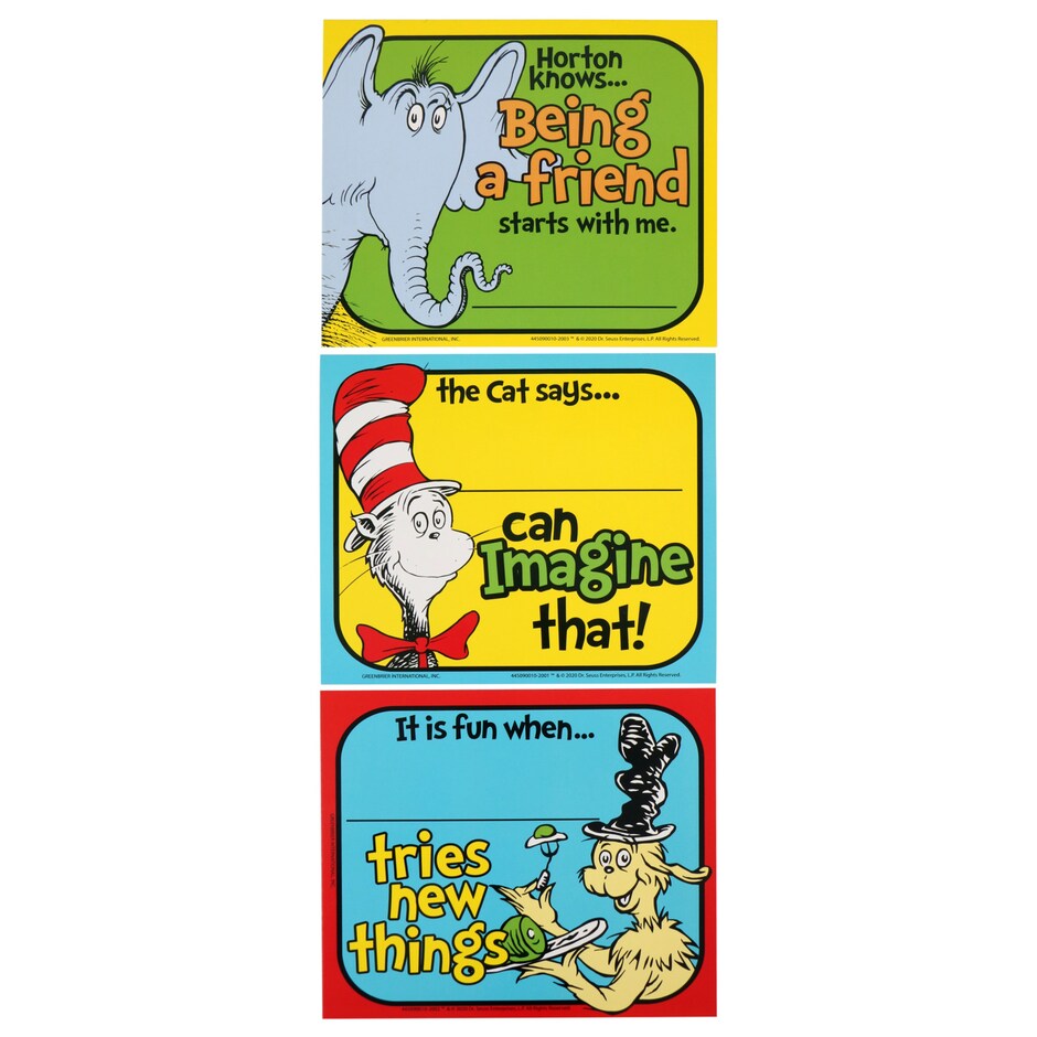 Teaching Tree Dr. Seuss Large Room Decor, 18-ct. Packs