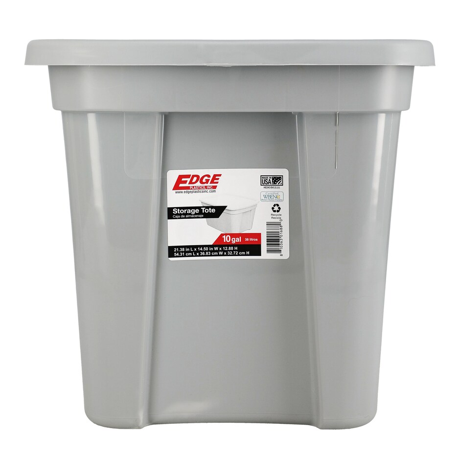 Caja Organizadora Clasica Gris con Tapa - Paquete de 9 3
