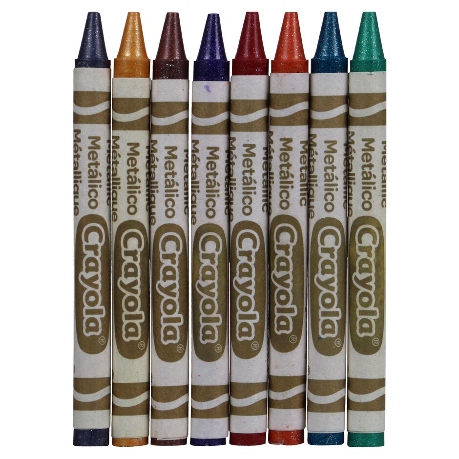 Crayola Metalicos 8 Paquetes - Colores Brillantes Pa Crear 2