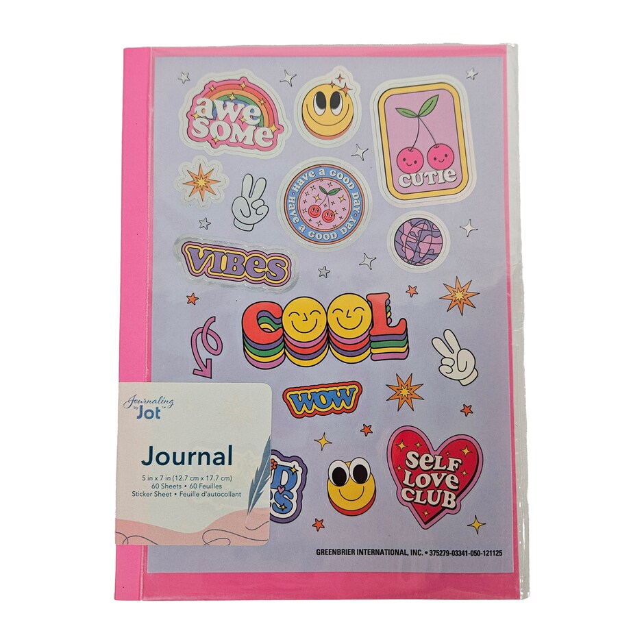 Libreta Jot con Stickers - Disenos Variados pa Escribir y Decorar 2